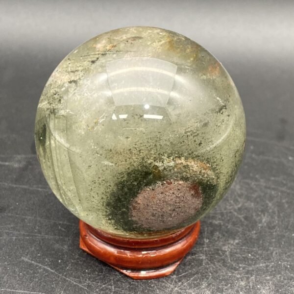 天然绿幽灵球多种水晶手工雕刻件桌面摆件手工雕刻件装饰 - 图片 4