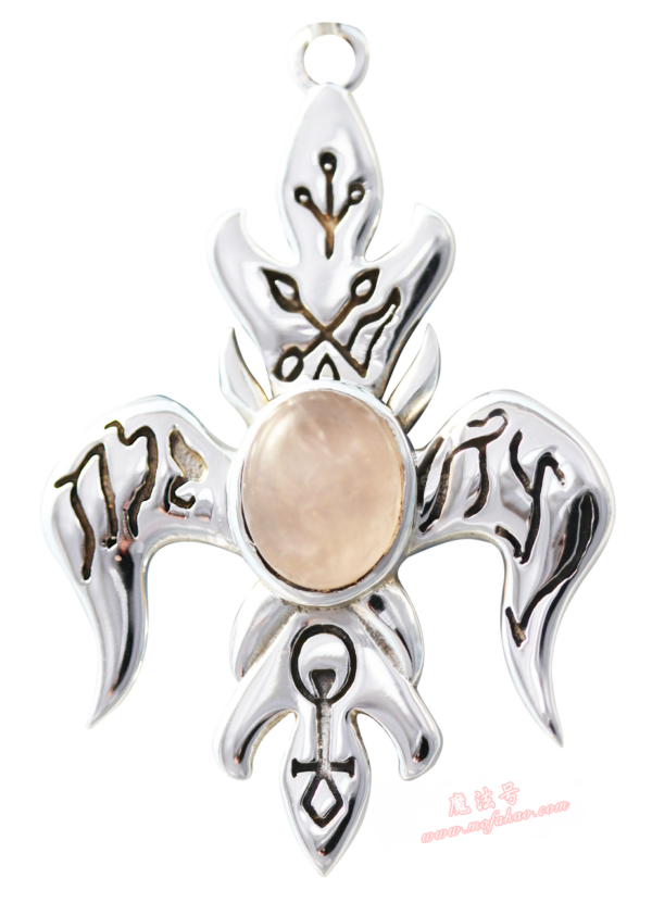 *进口布莱尔宝石魔法吊坠 金星代表玫瑰石英宝石 发展爱和理解