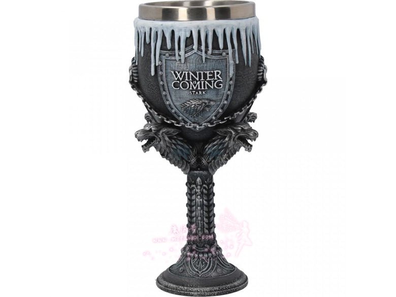 *进口中世纪酒杯 权利的游戏高脚杯 House Stark Goblet魔法仪式杯 *进口中世纪酒杯 权利的游戏高脚杯 House Stark Goblet魔法仪式杯