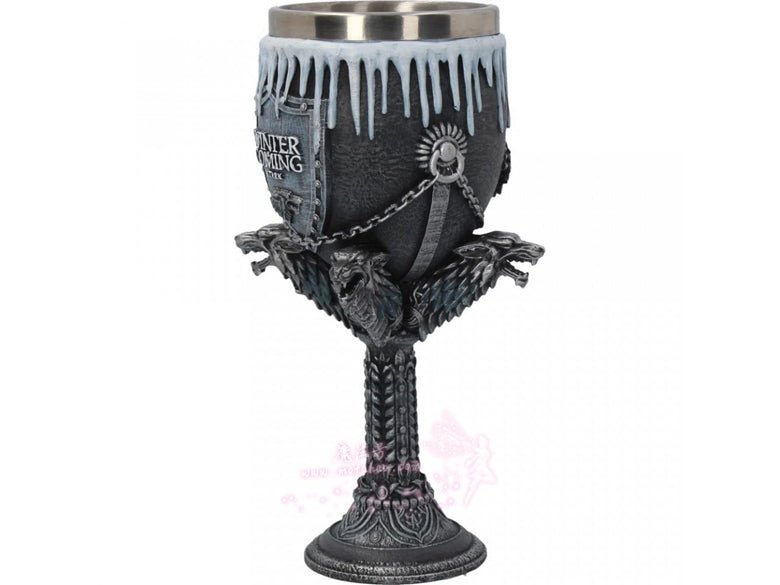 *进口中世纪酒杯 权利的游戏高脚杯 House Stark Goblet魔法仪式杯 *进口中世纪酒杯 权利的游戏高脚杯 House Stark Goblet魔法仪式杯 - 图片 2