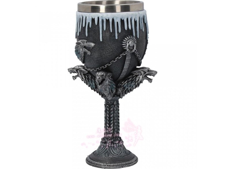 *进口中世纪酒杯 权利的游戏高脚杯 House Stark Goblet魔法仪式杯 *进口中世纪酒杯 权利的游戏高脚杯 House Stark Goblet魔法仪式杯 - 图片 5