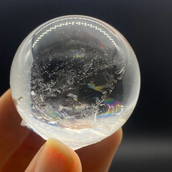 天然水晶球精品水晶手工雕刻件桌面摆件手工雕刻件装饰 - 图片 3