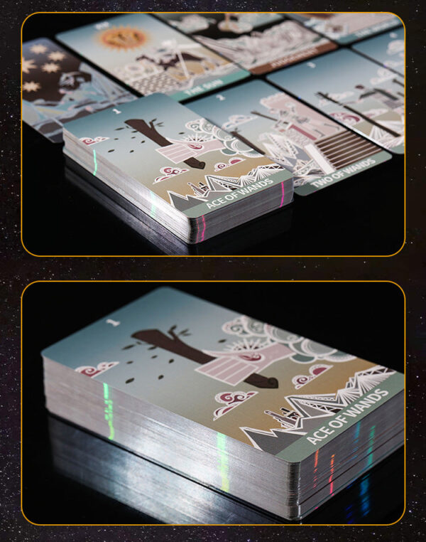 TLMF塔罗牌接骨木光变黑芯纸国产塔罗 玫瑰黎明 Sambucus Tarot典藏 - 图片 13