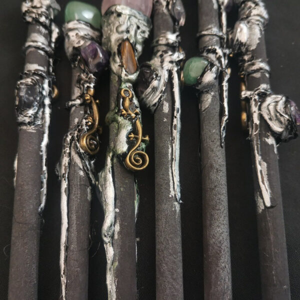 FHSJP WITCH魔法棒magic stick配件银漆混款权仪式道具Magic wand 魔法杖 - 图片 3