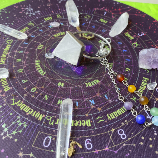 北欧星空字母数字是否可能未知灵摆仪式橡胶垫直径22cm - 图片 3