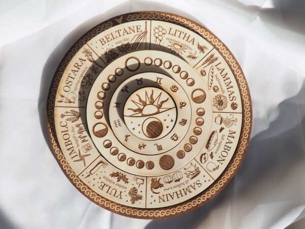 Pagan Wheel of the Year Calendar 异教徒年度车轮日历