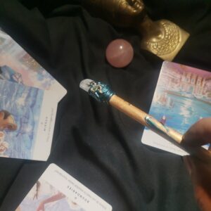 FHSJP WITCH魔法棒magic stick迷你金属蛇权杖仪式道具Magic wand 魔法杖