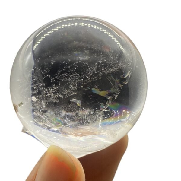 天然水晶球精品水晶手工雕刻件桌面摆件手工雕刻件装饰 - 图片 5
