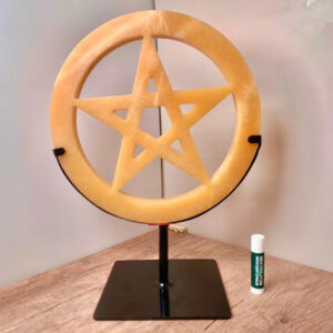 梅尔卡巴五芒星天然黄玉能量放大器
