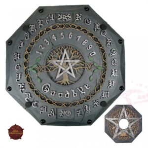 *美国进口生命树五芒星女巫占卜魔法盘 配玻璃板女巫ouija灵界信息