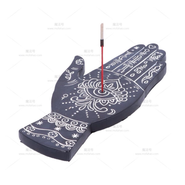 *哈姆萨手香炉*宗教保护带来健康、财富、好运和生育能力 HAMSA - 图片 5
