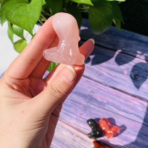 天然水晶多种材质原石雕刻章鱼水晶摆件挂件