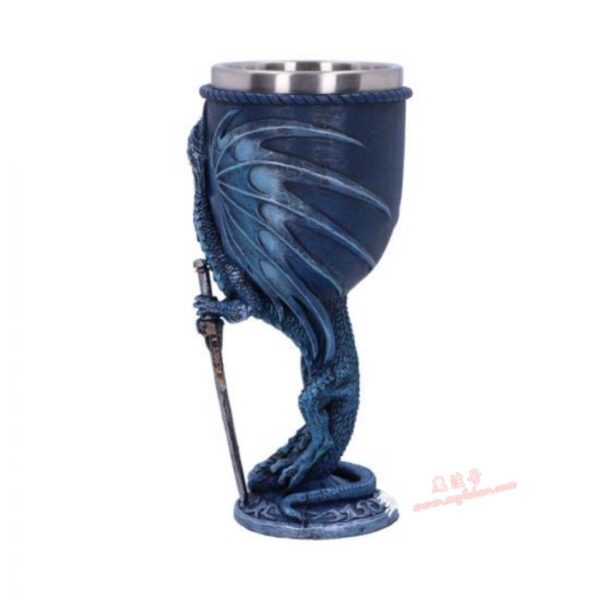 *露丝·汤普森的海刃高脚杯17.8cm 海刃蓝色水龙高脚杯 - 图片 2