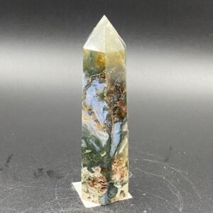 天然水草玛瑙柱子精品手工雕刻件桌面摆件手工雕刻件装饰 买一送一
