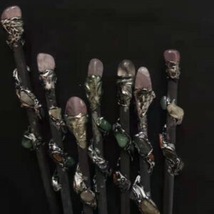 FHSJP WITCH魔法棒magic stick银漆碎石小S权杖道具Magic wand 魔法杖