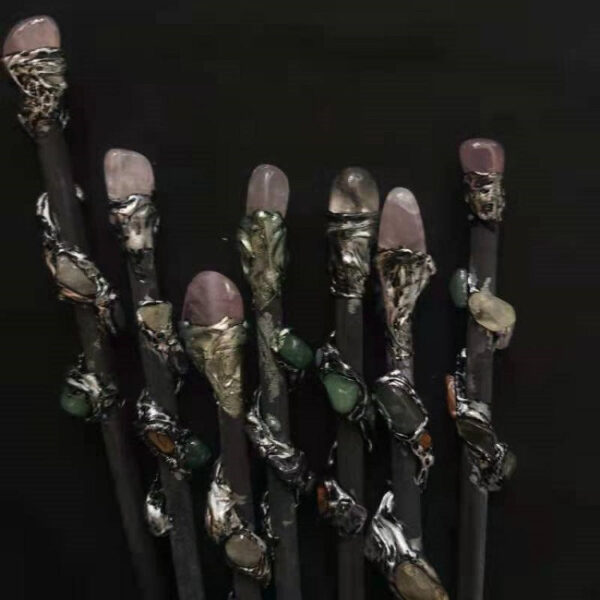 FHSJP WITCH魔法棒magic stick银漆碎石小S权杖道具Magic wand 魔法杖