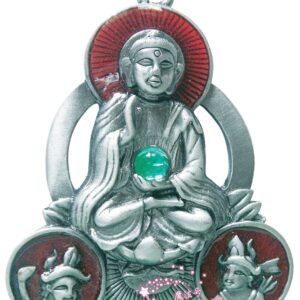 *进口宇宙裴沙迦古鲁日月菩萨姊妹吊坠 三和弦疗愈大师