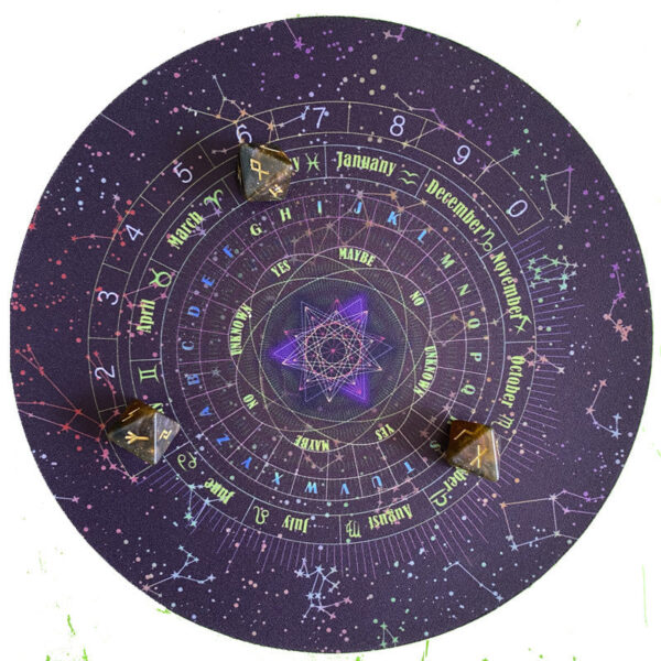 北欧星空字母数字是否可能未知灵摆仪式橡胶垫直径22cm - 图片 5