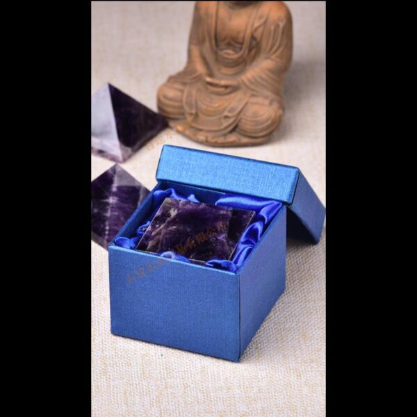 天然梦幻紫水晶金字塔 能量晶石 车载水晶工艺品摆件礼品