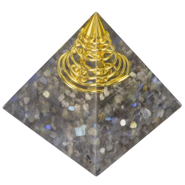 天然水晶碎石树脂金字塔 能量发生器  铜线绕环能量凝聚 欧美新品 - 图片 10