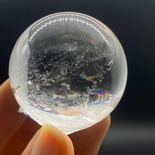 天然水晶球精品水晶手工雕刻件桌面摆件手工雕刻件装饰 - 图片 6