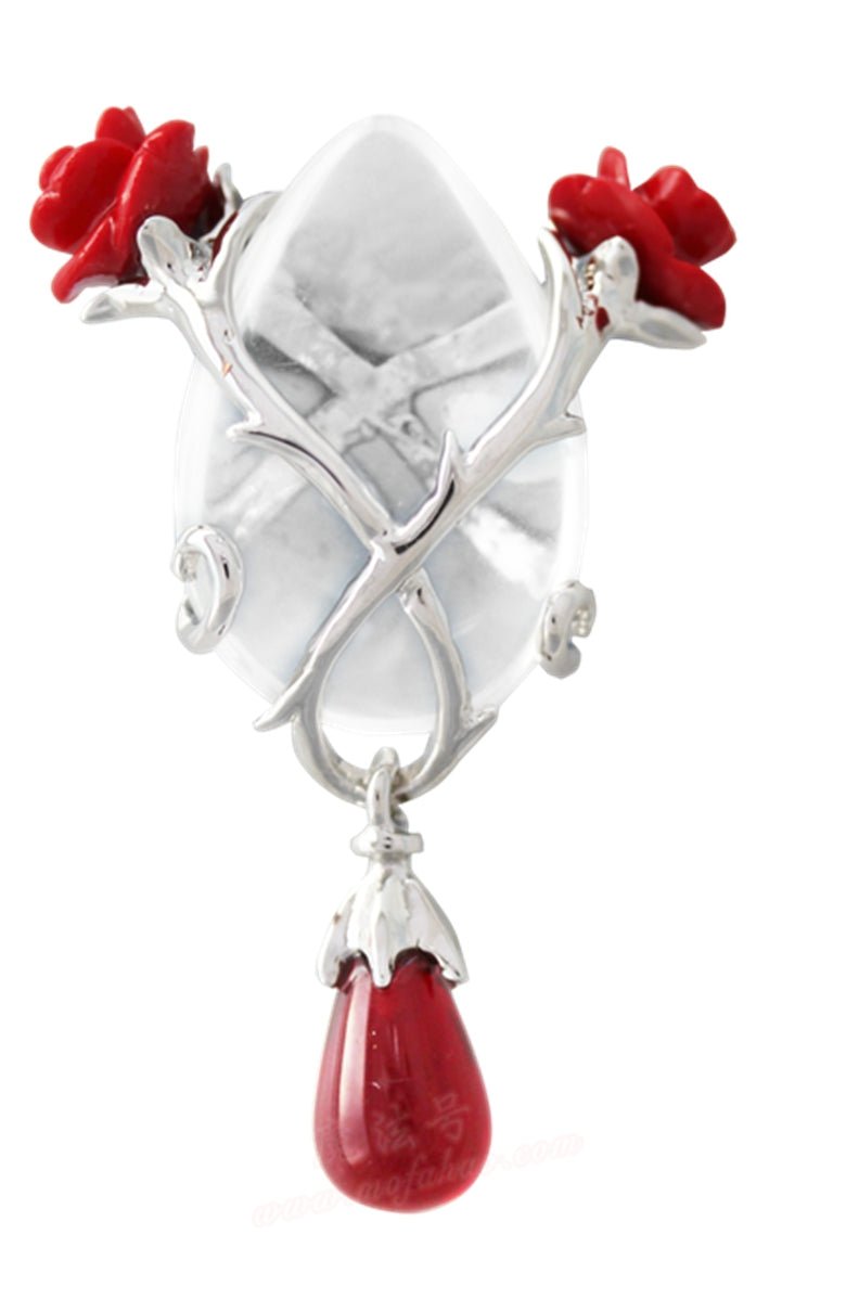 *进口 水晶保护者魔法吊坠 玫瑰和荆棘魔法吊坠完美爱情或伙伴关系 *进口 水晶保护者魔法吊坠 玫瑰和荆棘魔法吊坠完美爱情或伙伴关系