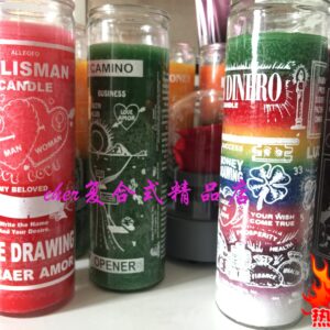 7天仪式魔法蜡烛系列 能量魔法蜡烛【 吸引爱情 金钱 事业 成功】
