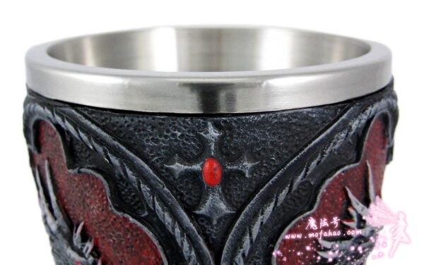 *美国进口中世纪的龙头酒杯 巫品圣杯 仪式用品 加强仪式能量 - 图片 3