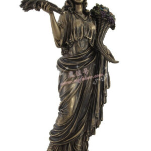*进口希腊收获女神德米特铜像 婚姻保护者 地球母亲 自然母亲