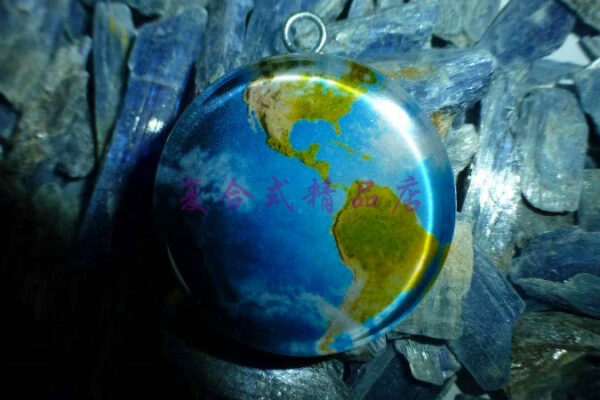 克罗地亚手工“美丽星球地球”Orgone（能量净化）奥根吊坠！ - 图片 3