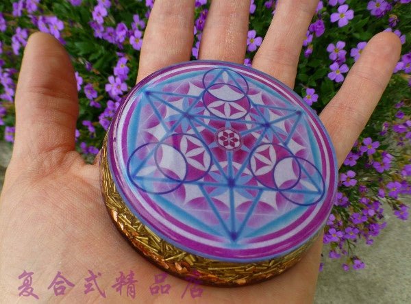 欧洲特兰蒂斯的梅尔卡巴 生命力充电板(8厘米)能量盘 DNA修复 欧洲特兰蒂斯的梅尔卡巴 生命力充电板(8厘米)能量盘 DNA修复 - 图片 4