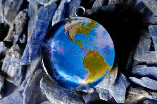 克罗地亚手工“美丽星球地球”Orgone（能量净化）奥根吊坠！ - 图片 4