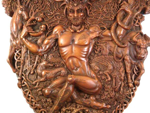 *凯尔特Cernunnos挂件木漆树脂 神圣空间 仪式摆件 - 图片 5