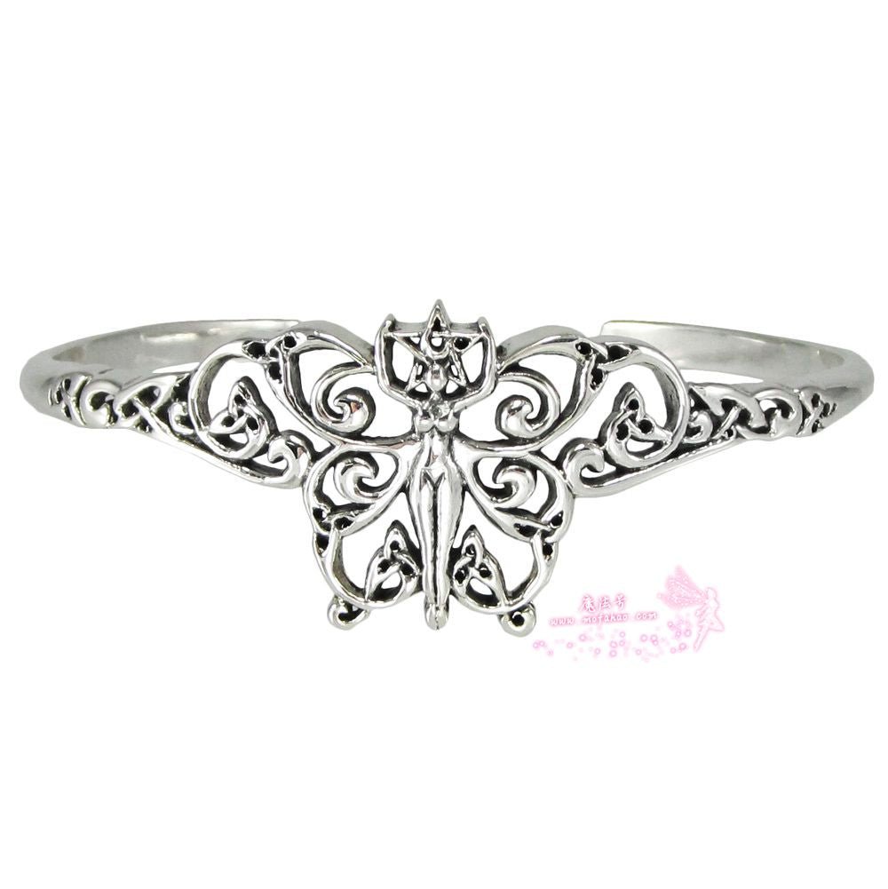 *美国纯银许愿仙子五芒星手镯 *美国纯银许愿仙子五芒星手镯