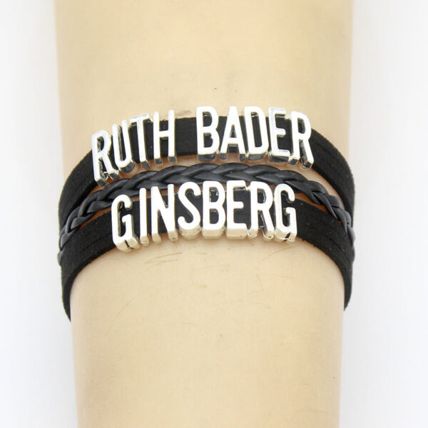 美国大法官金斯伯格 Ruth Bader Ginsberg手链 编织 - 图片 2