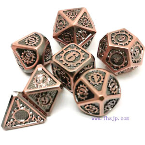 第五人格金属骰子COC桌游跑团TRPG克苏鲁dice多面骰子龙与地下城