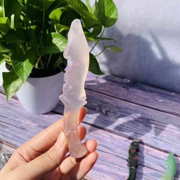 直供 天然水晶多种材质水晶匕首 家居办公装饰摆件热销 - 图片 6