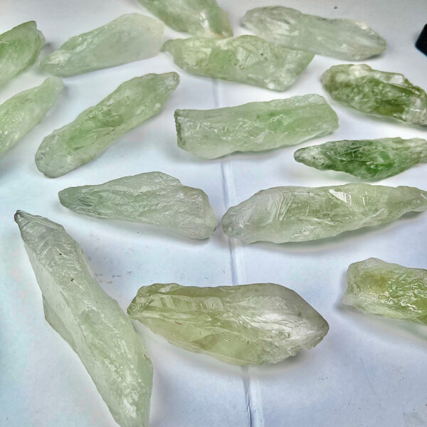 绿野仙踪天然绿水晶骨干水晶原石摆件权杖水晶矿石 - 图片 4
