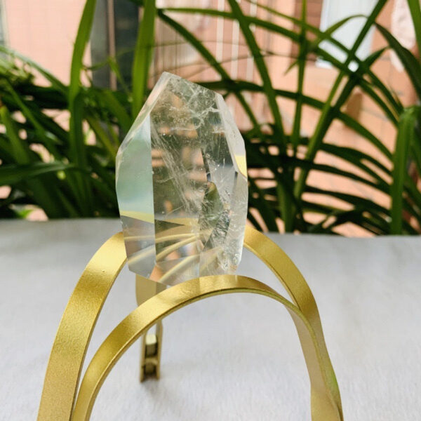白水晶随型原石打磨大小颗粒把玩石天然水晶摆件 - 图片 2