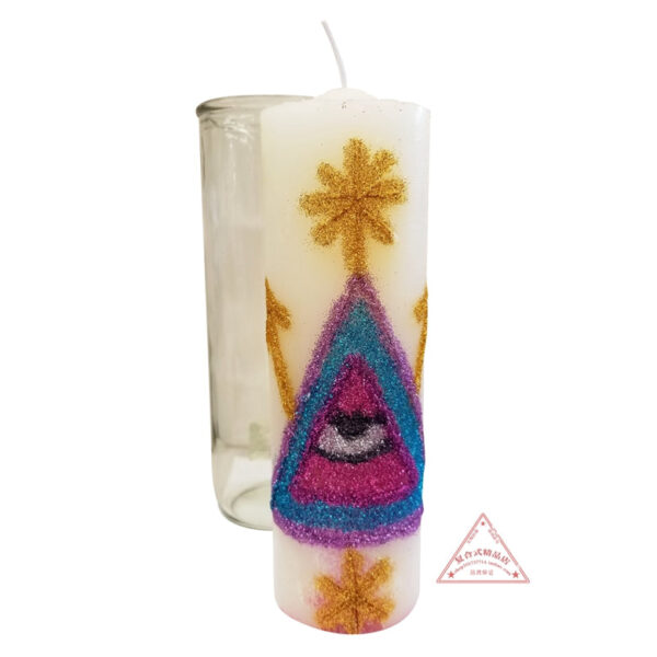 美国进口魔法世家 手工雕饰精油草药闪粉魔法能量蜡烛系列13-24号