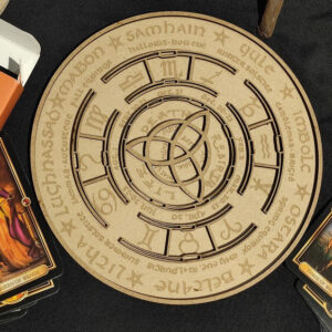 立体木质占星板Astrology plate 凯尔特结能量摆件