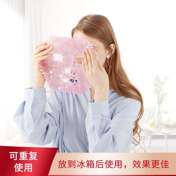 粉晶玉石面膜面罩 - 图片 2