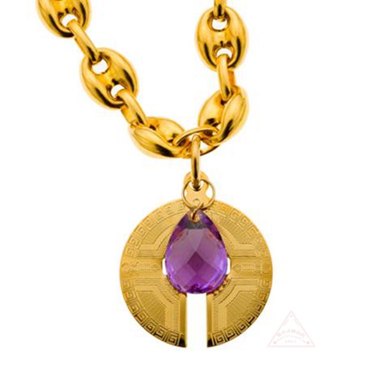 美国超级气场吊坠 高智神圣的几何紫水晶吊坠 释放压力 充能 疗愈 美国超级气场吊坠 高智神圣的几何紫水晶吊坠 释放压力 充能 疗愈 - 图片 3