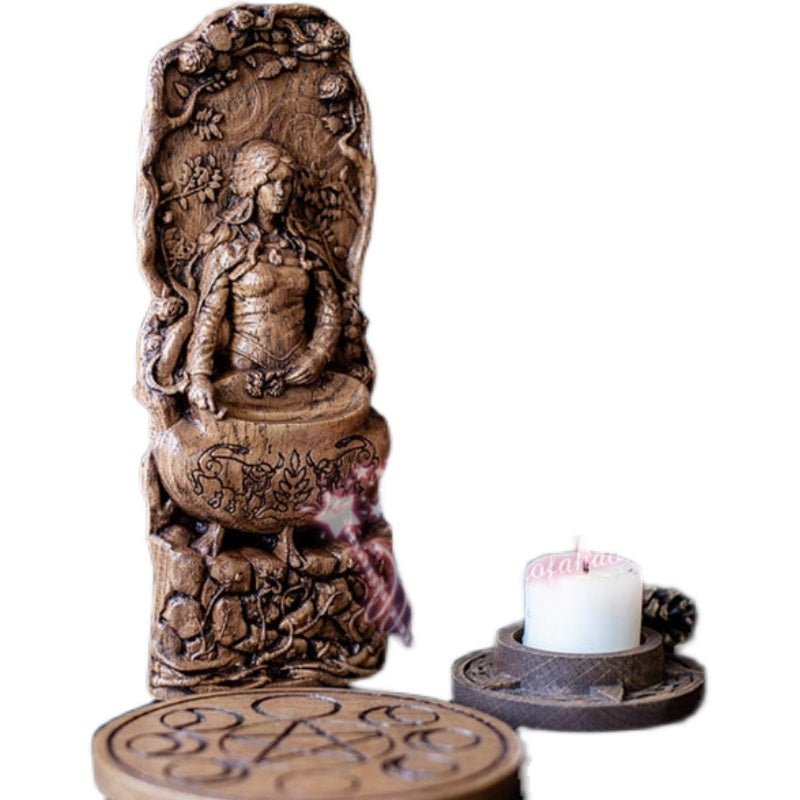 神秘学收藏~Ceridwen是凯尔特魔法女神手工木雕 为您的家祭坛重生和转变 神秘学收藏~Ceridwen是凯尔特魔法女神手工木雕 为您的家祭坛重生和转变 - 图片 5