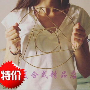 炼金术神圣几何占星【【10英寸24K镀金摆件-冥想-修心-提升能量】