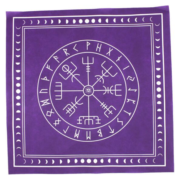 能量塔罗布~2019新款月相全食卢恩符文占卜祭坛专用桌布 塔罗布 altar patch - 图片 3