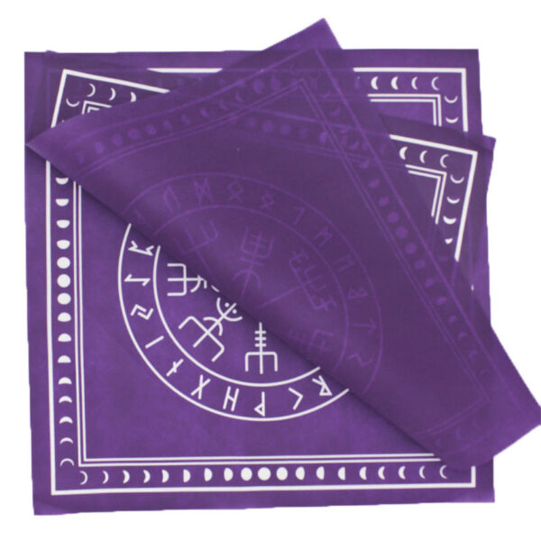 能量塔罗布~2019新款月相全食卢恩符文占卜祭坛专用桌布 塔罗布 altar patch - 图片 4